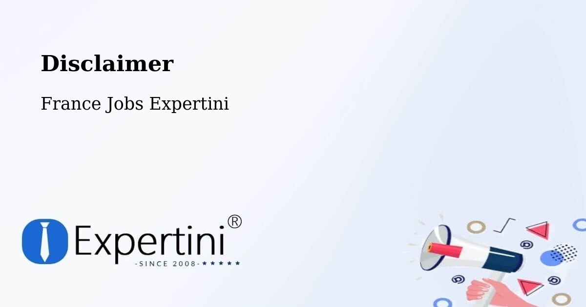 Disclaimer – Grenoble - France Jobs Expertini
